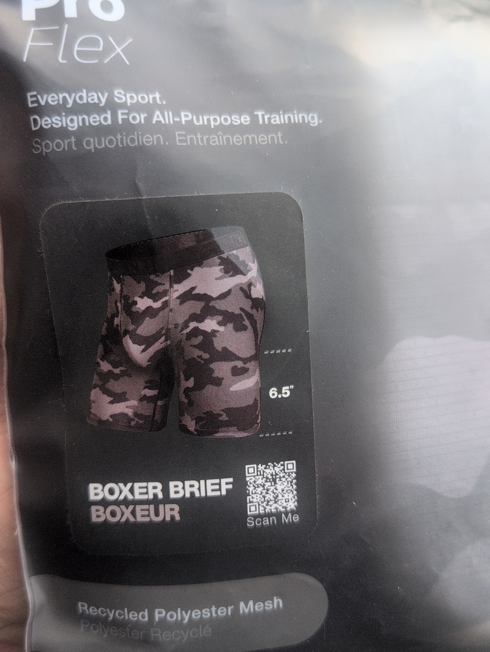 BN3TH Men's Athletic Pro Flex Oversized Camo-cover Boxer Briefs - Size L
